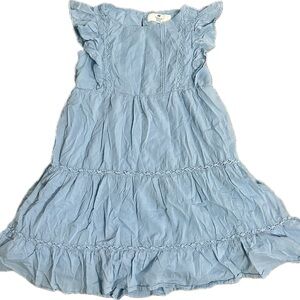 ‼️5 for $25 ‼️ H&M Light Blue Ruffled Kids Dress size 8
